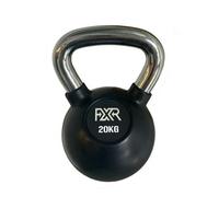 FXR Sports Rubber Coated Kettlebell With Premium Steel Handle 20Kg