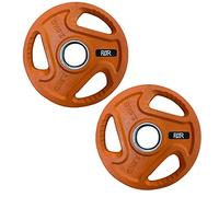 FXR Sports Rubber Tri Grip Olympic Weight Plates 2" -50MM HOLE (2 x 2.5kg)