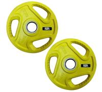 FXR Sports Rubber Tri Grip Olympic Weight Plates 2" -50MM HOLE (2 x 5kg)