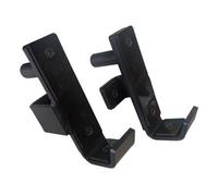 FXR Sports Steel Weight Lifting J Hooks Secure Barbell Support Cups For 50X50mm Squat Racks