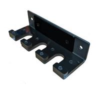 FXR Sports Wall Mounted Barbell Storage Rack 3 Bar Holder