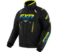 FXR Team FX 2-in-1 2023 Snowmobile Jacket, black/blue/yellow, size XXL