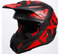 FXR Torque Team Snowmobile Helmet, black-red, size XS for Men