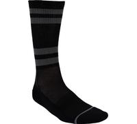 FXR Turbo Athletic Socks - 1 Pair, black-grey, size S M for Men