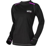 FXR Vapour Merino Lady Longsleeve Functional Shirt, black-pink, size M for Women