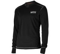 FXR Vapour Merino Longsleeve Functional Shirt, black, size S for Men