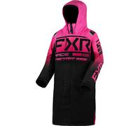 FXR Warm-Up 2023 Youth Snowmobile Coat, black/hotpink, size XS