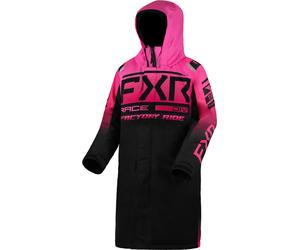 FXR Warm-Up 2023 Youth Snowmobile Coat, black-pink, size XS