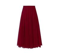 FXSMCXJ Long Skirt High Waist Pink Tulle Skirt Vintage For Women Black Long Tulle Skirts Women Puffy Pink Maxi Mesh Skirt-b-85cm-elastic Waist