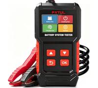 FXTUL BT50 12V Battery Tester, 20-2000 CCA Battery Load Tester & Charging System Analyzer for Motorcycles, ATVs, Lawn Mowers, Cars, Boats & RVs, Powersports AGM Gel EFB Batteries, Color Screen