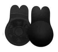 FXTYK Invisible Strapless Backless Rabbit Bra Reusable Lifting Bra Cups Backless Nipple Cover Adhesive Silicone Push Up