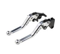 FXVBG Clutch Motorcycle Control Handles Pivot Short Brake Clutch Levers Motorbike Accessories for Aprilia RSV4RF 2016-2017 RSV4 / for Factory 2009-2022(Silver)