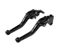 FXVBG Clutch Motorcycle Control Handles Pivot Short Brake Clutch Levers Motorbike Accessories for Aprilia RSV4RF 2016-2017 RSV4 / for Factory 2009-2022(Black- Silver)