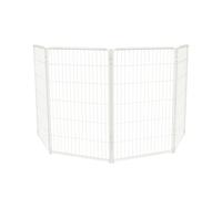 fxw Homeplus Unleashed Indoor Dog Playpen - Stress-Free and Safe Play, Heavy Duty 114cm Height 4 Panels Dog Pen for Large Dogs, White│Patent Pending
