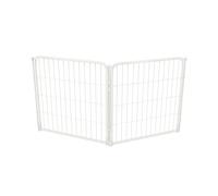 fxw Homeplus Unleashed Indoor Dog Playpen - Stress-Free and Safe Play, Heavy Duty 60cm Height 2 Panels Dog Pen for Puppy and Small Dogs, White│Patent Pending