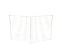 fxw Homeplus Unleashed Indoor Dog Playpen - Stress-Free and Safe Play, Heavy Duty 80cm Height 2 Panels Dog Pen for Small and Medium Dogs, White│Patent Pending