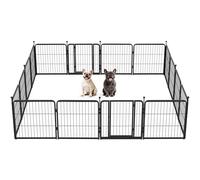 fxw Instant Unleashed Dog Playpen, Portable Pet Fence for Outdoor, RV Trips, and Camping, 60cm, 16 Panels for Puppy and Small Dogs│Patented