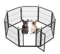 fxw Instant Unleashed Dog Playpen, Portable Pet Fence for Outdoor, RV Trips, and Camping, 60cm, 8 Panels for Puppy and Small Dogs│Patented