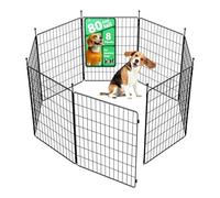 FXW MiniPaws Unleashed Dog Playpen, Indoor Exercise Pen with Expandable & Portable Design, for Small and Medium Dogs, 80 cm 8 Panels