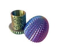 fxwtich 2025 New 3D Printed Maze Egg Money Puzzle Maze Toy Fidget Box Gift Easter Decoration Multicolor