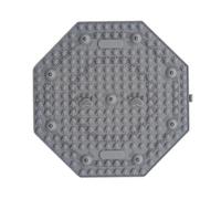 fxwtich 55cm Large Gold Coin Acupressure Foot Massage Mat with 14 Magnets & Elastic Balls - TPE Long-Lasting, Anti-Slip Design for Yoga/Home Use, Double Effect Therapy D