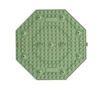 fxwtich 55cm Large Gold Coin Acupressure Foot Massage Mat with 14 Magnets & Elastic Balls - TPE Long-Lasting, Anti-Slip Design for Yoga/Home Use, Double Effect Therapy F