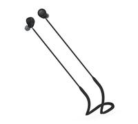 fxwtich Anti-Lost Rope Earphones Earphone Lanyard for Sports Anti-Lost Earbuds Strap Waterproof Silicone Neck String for Sony Wf-c700n Black