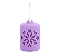 fxwtich Breathable Cooling Towel Running Bath Sure Here's A Product Title for Listing Microfiber Quick-dry with Silicone Case Hook Loop Clips Shower Gym Beach Purple