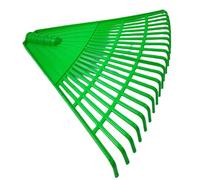 fxwtich Convenient Gardening Tool Easy-to-Clean Leaf Rake 12/21 Tines Lightweight Durable Garden for Efficient Debris Collection Tempered Plastic Head Perfect Green 21