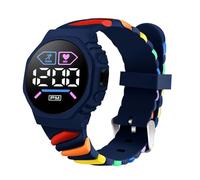 fxwtich Electronic Watch Student Mini LED Watch Decoration Exquisite, Dark Blue, Dial Style