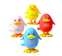 fxwtich Interactive Wind-up Toy Safe to Play Colorful Kids Penguin Clockwork Educational Engaging Twist for Children Random Color