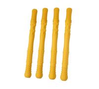 fxwtich Kids Chewable Stick for Anxiety Relief & Oral Stimulation - Durable BPA-Free Sensory Chewing Toy, Teething Aid for Home, Child Chewing Tool to Stop Finger Biting Dark Yellow