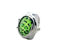 fxwtich Leopard Gem Watch Finger Ring Unisex Ring Beautiful Fine Workmanship Flap Cover Personality Trendy Daily Wear Alloy Leopard Gem Ring Watch Gift Unisex Ring Leopard Gem Watch Women Ring,