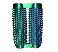 fxwtich Spiky Fidget Roller Toy for Adults & Teens - Sensory Stress Relief & Anxiety Relief Tool, Portable Handheld Design for Office/Home Use, Durable 7.5x5cm Blue & Green