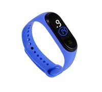 fxwtich Watch LED Sports Wrist Watch Bracelet Touch Screen Eco-Friendly, Royal Blue, Dial Style