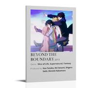 FXZFDCD Beyond The Boundary Classic Popular Anime And Animation Canvas Poster Wall Art Decorative Painting Bedroom Painting Posters 20x30inch(50x75cm) Frame-style