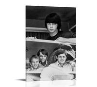 FXZFDCD Brian Wilson Legendary Singer Famous Singer Canvas Poster Wall Art Decorative Painting Bedroom Painting Posters 16x24inch(40x60cm) Frame-style