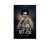 FXZFDCD Connie Francis Legendary Singer Famous Singer Canvas Poster Wall Art Decorative Painting Bedroom Painting Posters 12x18inch(30x45cm) Unframe-style