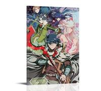 FXZFDCD Log Horizon Classic Popular Anime And Animation Canvas Poster Wall Art Decorative Painting Bedroom Painting Posters 20x30inch(50x75cm) Frame-style