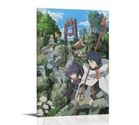 FXZFDCD Log Horizon Classic Popular Anime And Animation Canvas Poster Wall Art Decorative Painting Bedroom Painting Posters 20x30inch(50x75cm) Frame-style