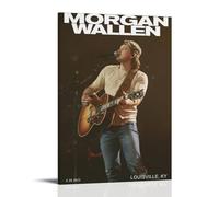 FXZFDCD Morgan Wallen Legendary Singer Famous Singer Canvas Poster Wall Art Decorative Painting Bedroom Painting Posters 08x12inch(20x30cm) Frame-style