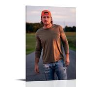 FXZFDCD Morgan Wallen Legendary Singer Famous Singer Canvas Poster Wall Art Decorative Painting Bedroom Painting Posters 16x24inch(40x60cm) Frame-style