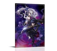 FXZFDCD My Status As An Assassin Obviously Exceeds The Hero's Classic Popular Anime And Animation Canvas Poster Wall Art Decorative Painting Bedroom Painting Posters 12x18inch(30x45cm) Frame-style