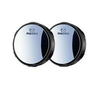 FXZNB 2 round blind spot mirrors, HD glass and ABS housing. Wide-angle convex rearview mirror, for Mazda MX-3 MX-30 MX-5,Black