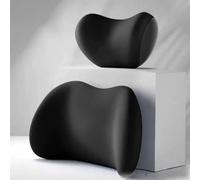 FXZNB Super Cozy Lumbar Support Pillow, Lumbar Pillow with Breathable Removable Cover, Back Support for Back Pain Relief,for McLaren 765LT 2020-2025.,Black