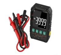 FY106B Digital Multimeter 600V AC/DC Voltage 4A Current True RMS with VA LCD Backlight Flashlight Live Wire Detection NCV Data Hold Auto Power Off