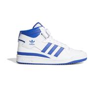 FY4976 Mens Adidas Originals Forum Mid Trainers White/Blue Sneakers