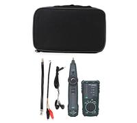 FY868 Telephone Network Cable Tester RJ45 RJ11 Lan Wire Tracker Kit Professional Grade Tool for Telecommunication Engineers Wiring Engineers Network Maintenance Engineers Green