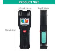 FY8817 Handheld EMF Meter 5 LED Magnetic Field Detector Household Electromagnetic Radiation Meter for Home Office Outdoor Inspections 30 20000 Hz