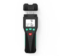 FY886 Wood Moisture Meter 01% Accuracy 7 Modes for Floor Cement Brick Paper Humidity Detector Fast Sampling Portable Black Tool